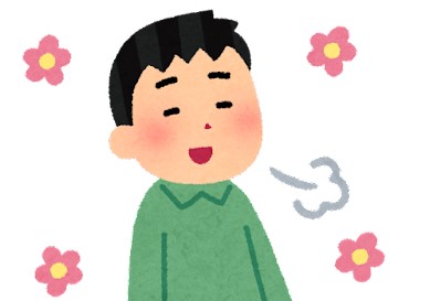 リラックスしている男性